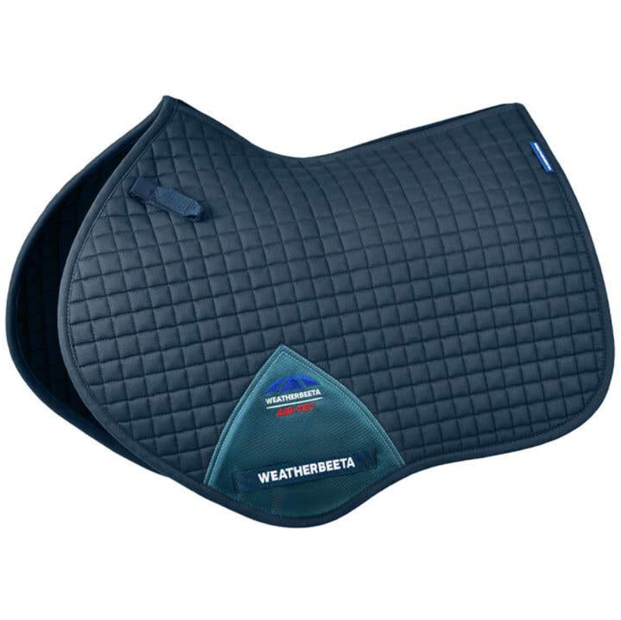 2025 Weatherbeeta Prime Air-Tec Jump Shaped Saddle Pad 1028251 - Midnight Teal